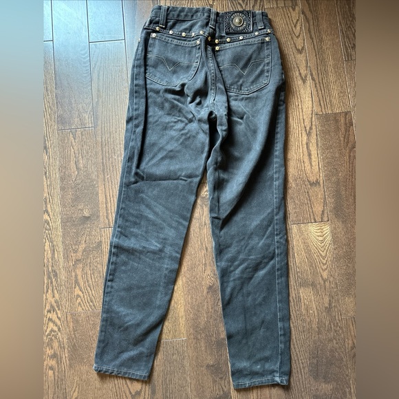 Rare Versace vintage black jeans relaxed fit size 29 GUC - Picture 6 of 8